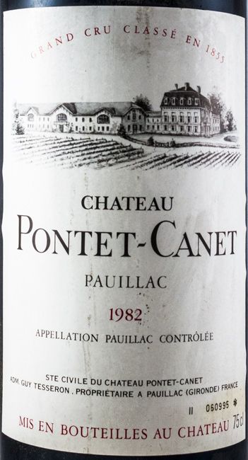 1982 Château Pontet-Canet Pauillac tinto