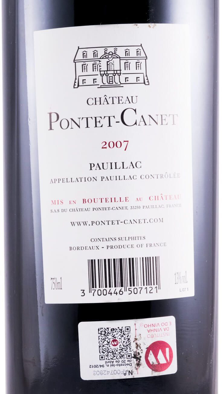 2007 Château Pontet-Canet Pauillac tinto