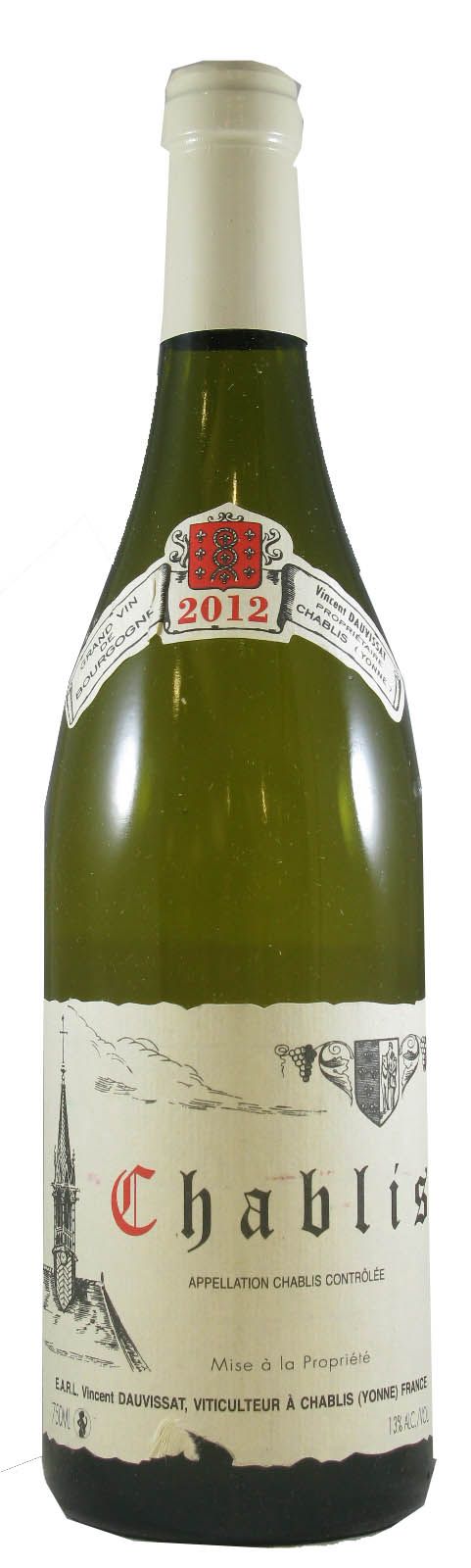 2012 Rene Et Vincent Dauvissat Chablis branco