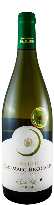 2014 Domaine Jean-Marc Brocard Sainte Claire Chablis biológico branco