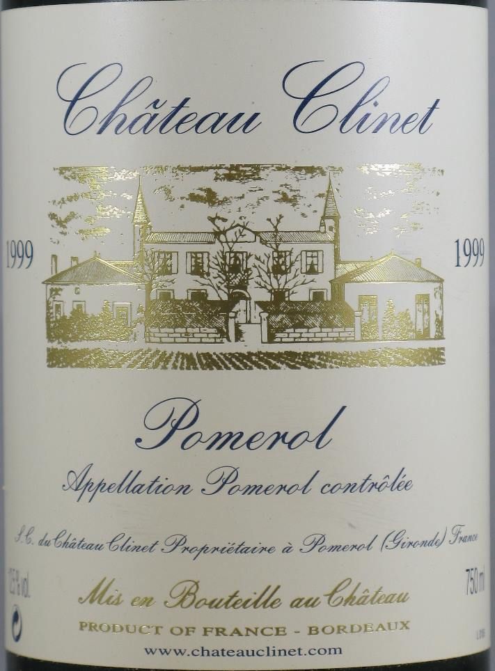 1999 Château Clinet Pomerol tinto