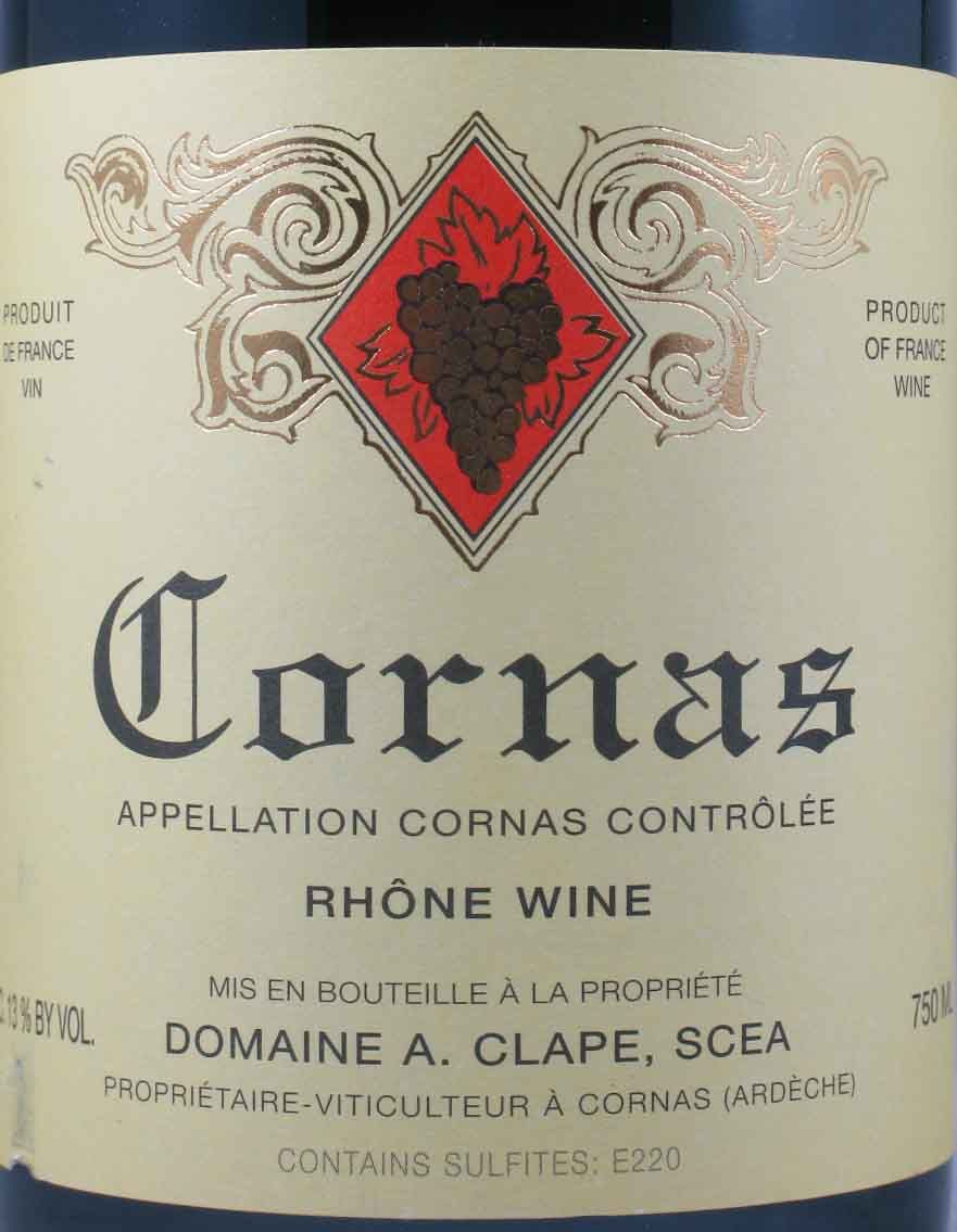 2013 Domaine Auguste Clape Cornas red