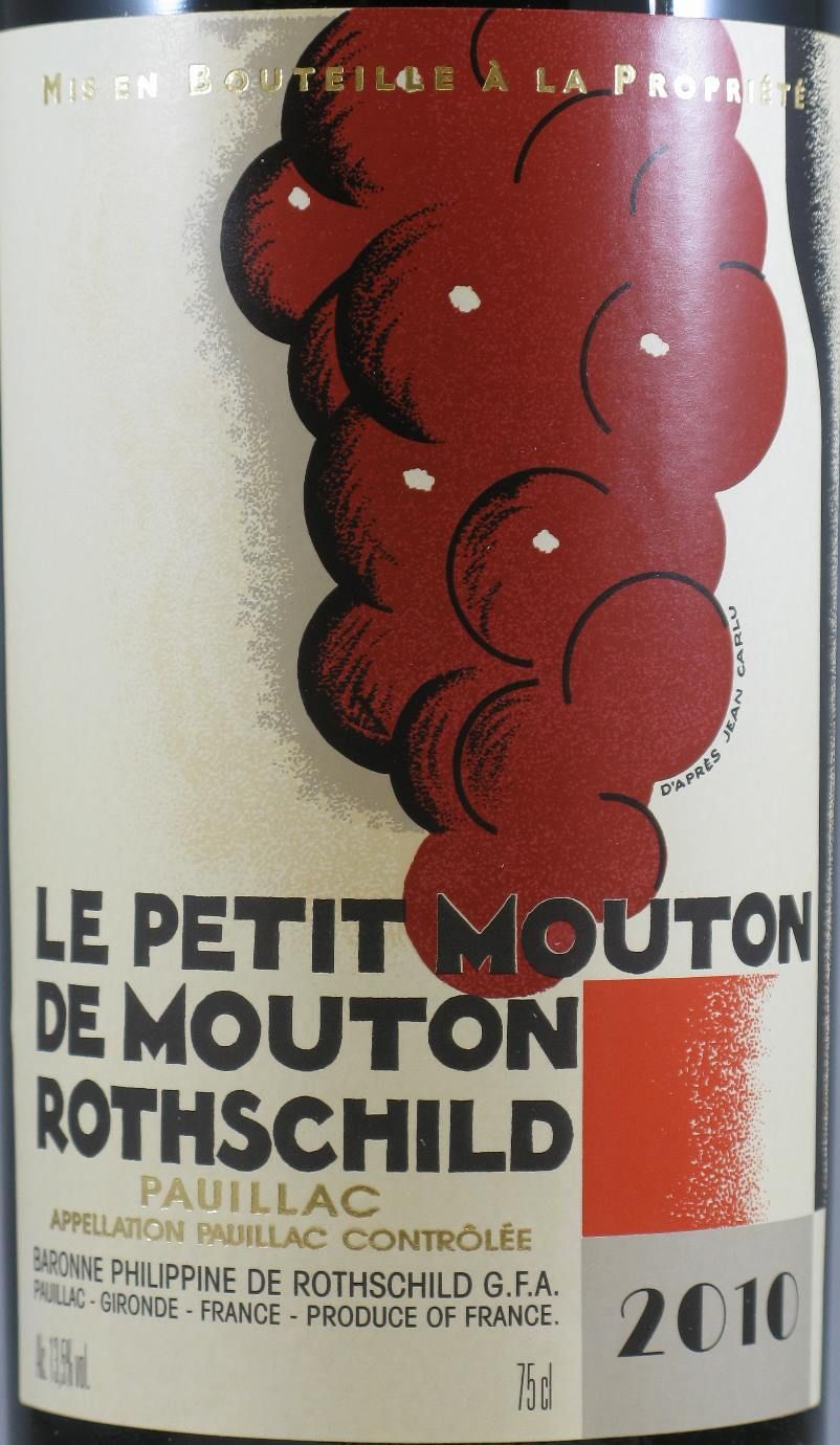 2010 Le Petit Mouton de Mouton Rothschild Pauillac tinto