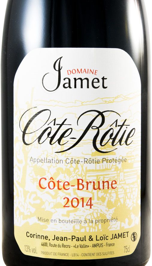 2014 Domaine Jamet Côte-Brune Côte-Rôtie tinto