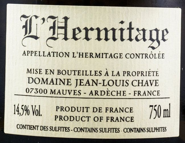 2013 Domaine Jean-Louis Chave L'Hermitage branco