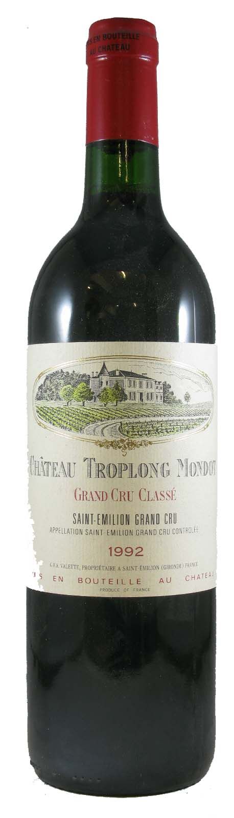 1992 Château Troplong Mondot Saint-Émilion tinto