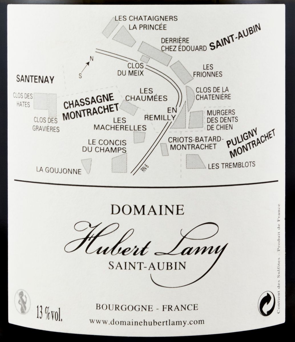 2014 Domaine Hubert Lamy Le Concis du Champs Chassagne-Montrachet branco