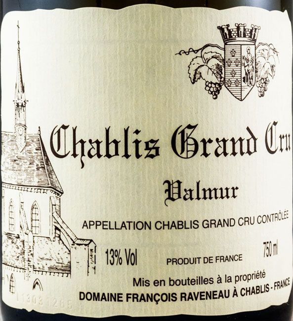 2013 Domaine François Raveneau Valmur Grand Cru Chablis branco