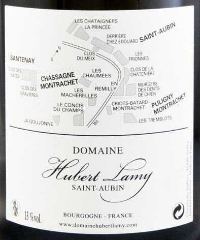 2015 Domaine Hubert Lamy Les Frionnes Premier Cru Saint-Aubin branco