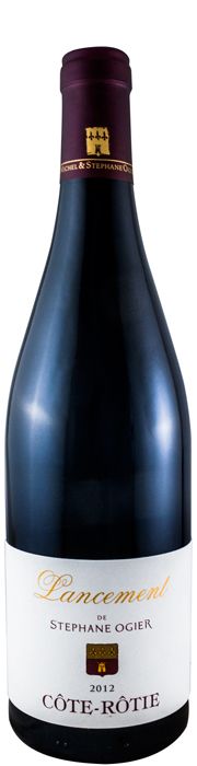 2012 Michel e Stephane Ogier Cote-Rotie Lancement red