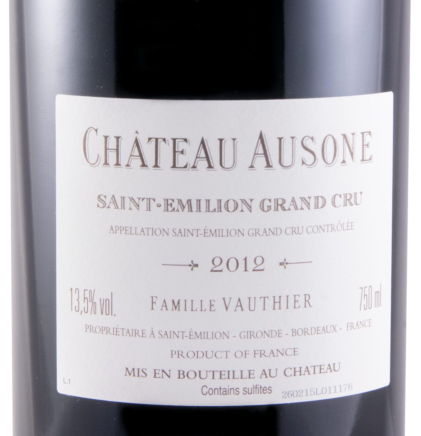 2012 Château Ausone Saint-Émilion red