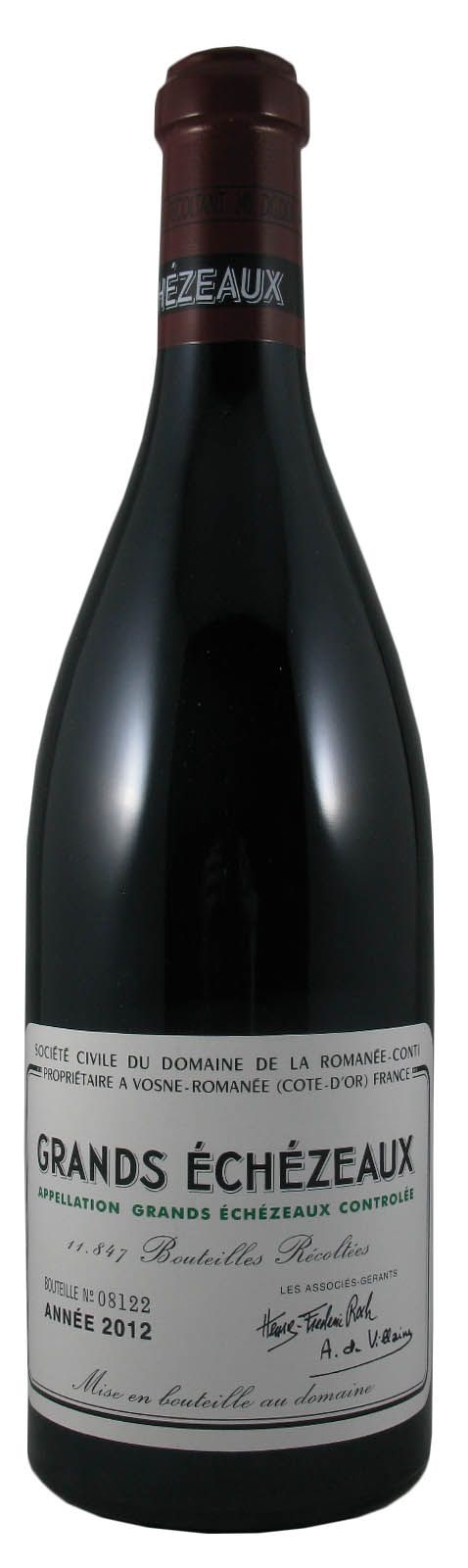 2012 Domaine de la Romanée-Conti Grand Cru Grands Échézeaux tinto
