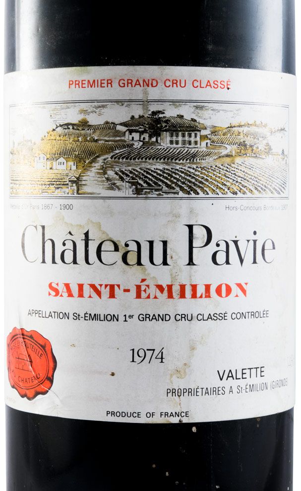 1974 Château Pavie Saint-Émilion tinto 1,5L