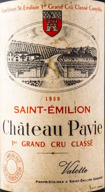 1958 Château Pavie Saint-Émilion tinto