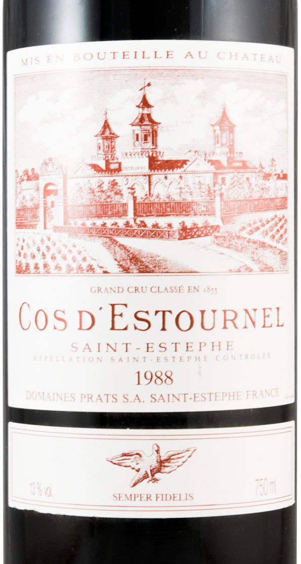 1988 Château Cos D'Estournel Saint-Estèphe tinto