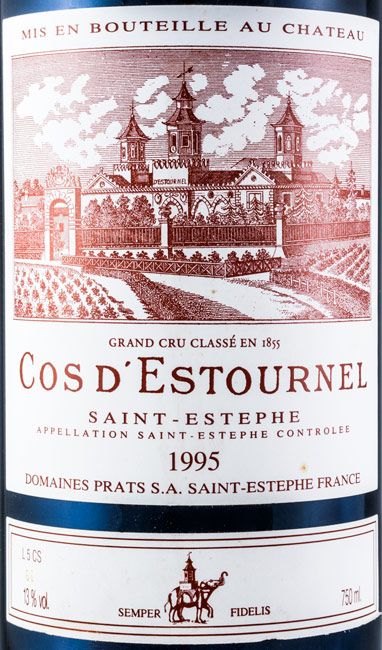 1995 Château Cos D'Estournel Saint-Estèphe red