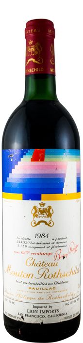 1984 Château Mouton Rothschild Pauillac tinto