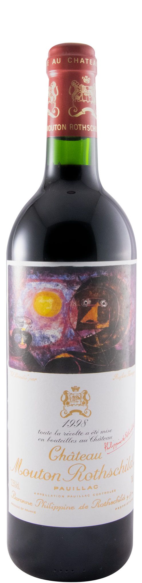 1998 Château Mouton Rothschild Pauillac tinto