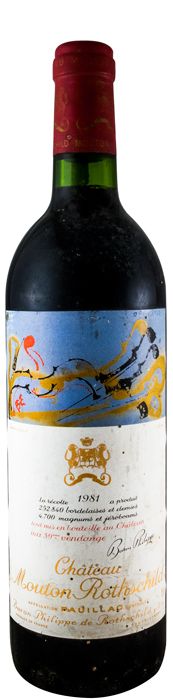 1981 Château Mouton Rothschild Pauillac tinto