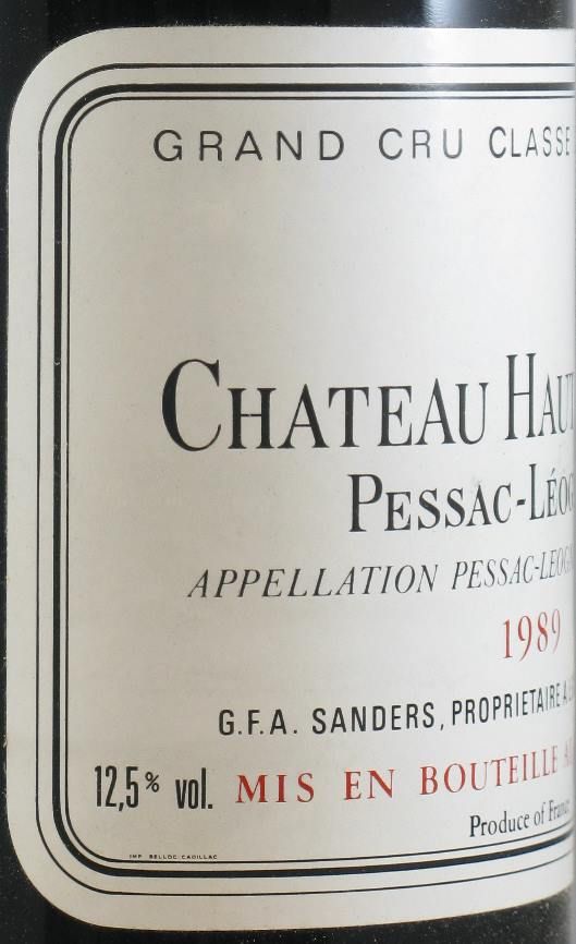 1989 Château Haut Bailly Pessac-Léognan tinto