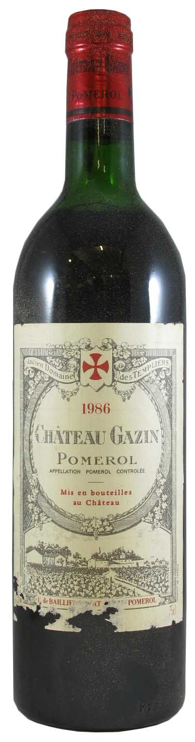 1986 Château Gazin Pomerol tinto