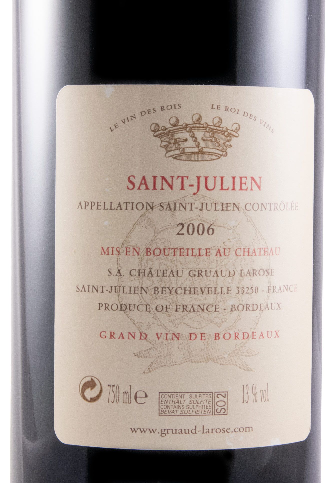 2006 Château Gruaud Larose Saint-Julien red
