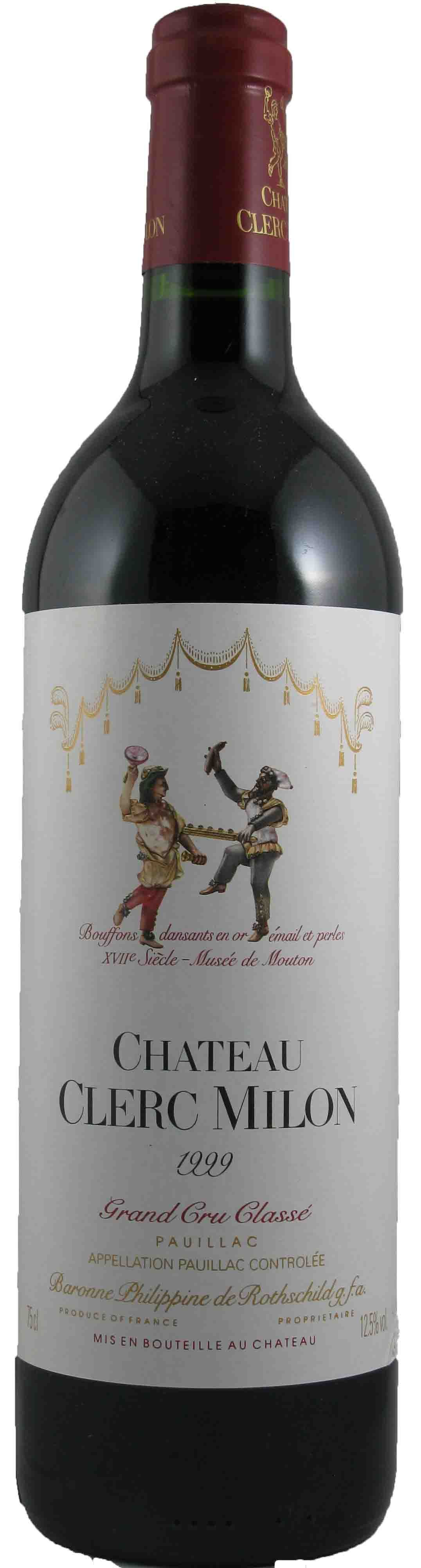 1999 Baron Philippe De Rothschild Château Clerc Milon tinto