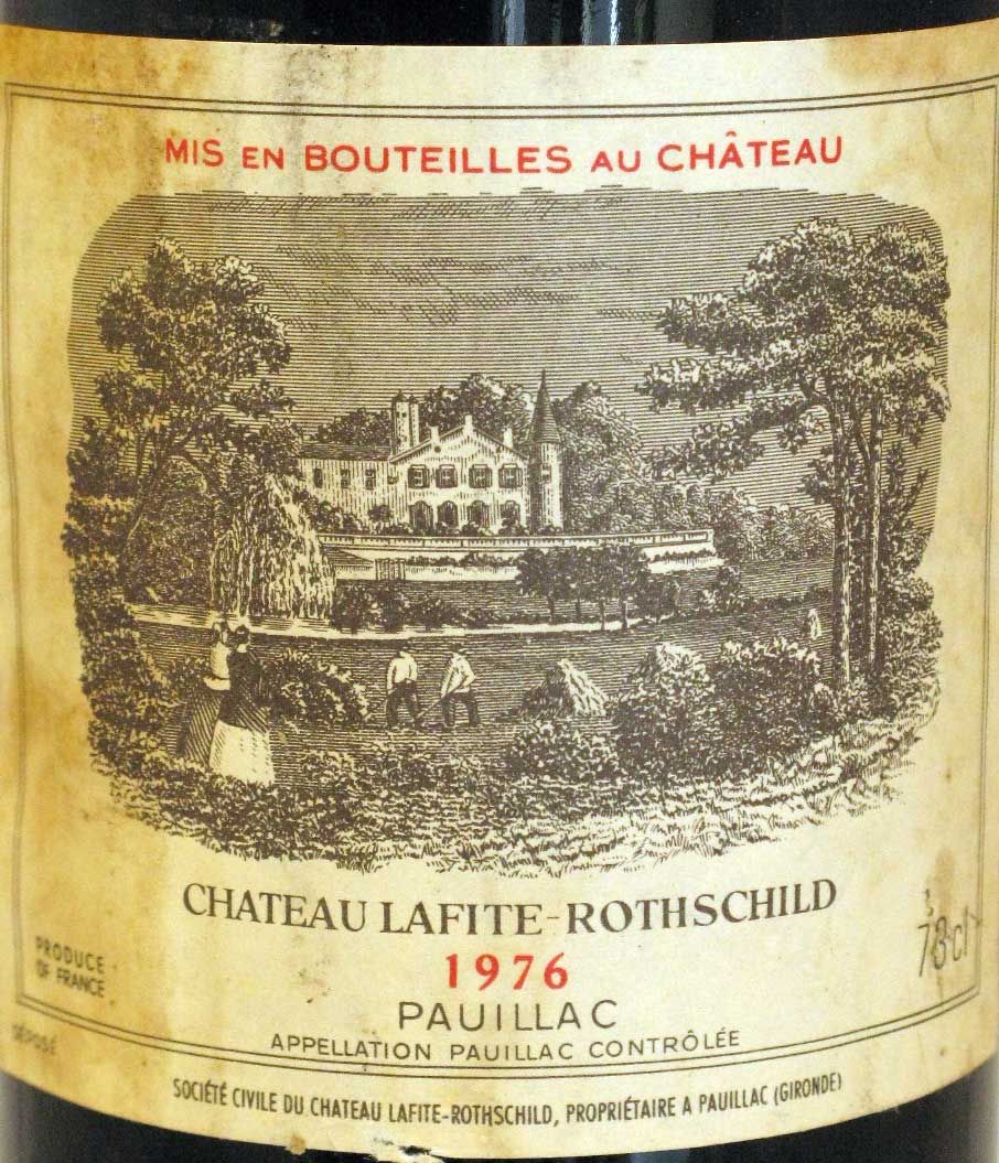 1976 Château Lafite Rothschild tinto