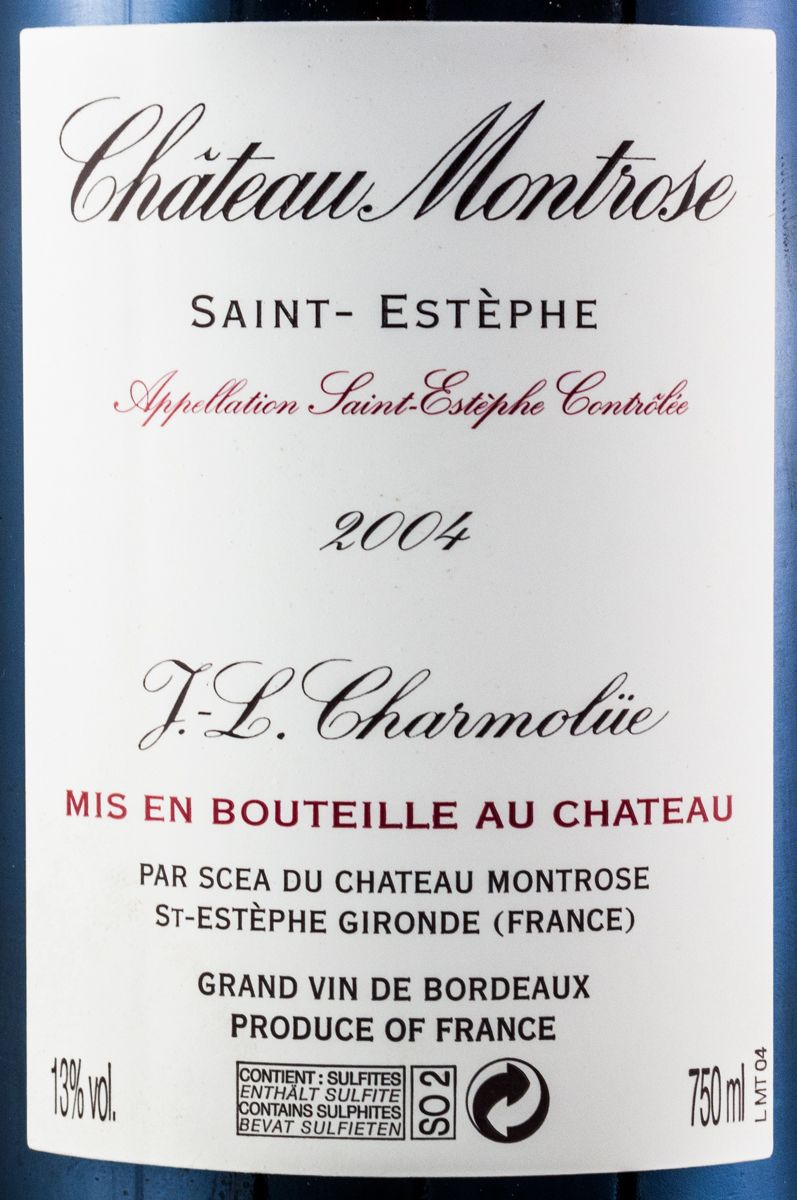2004 Château Montrose Saint-Estèphe red