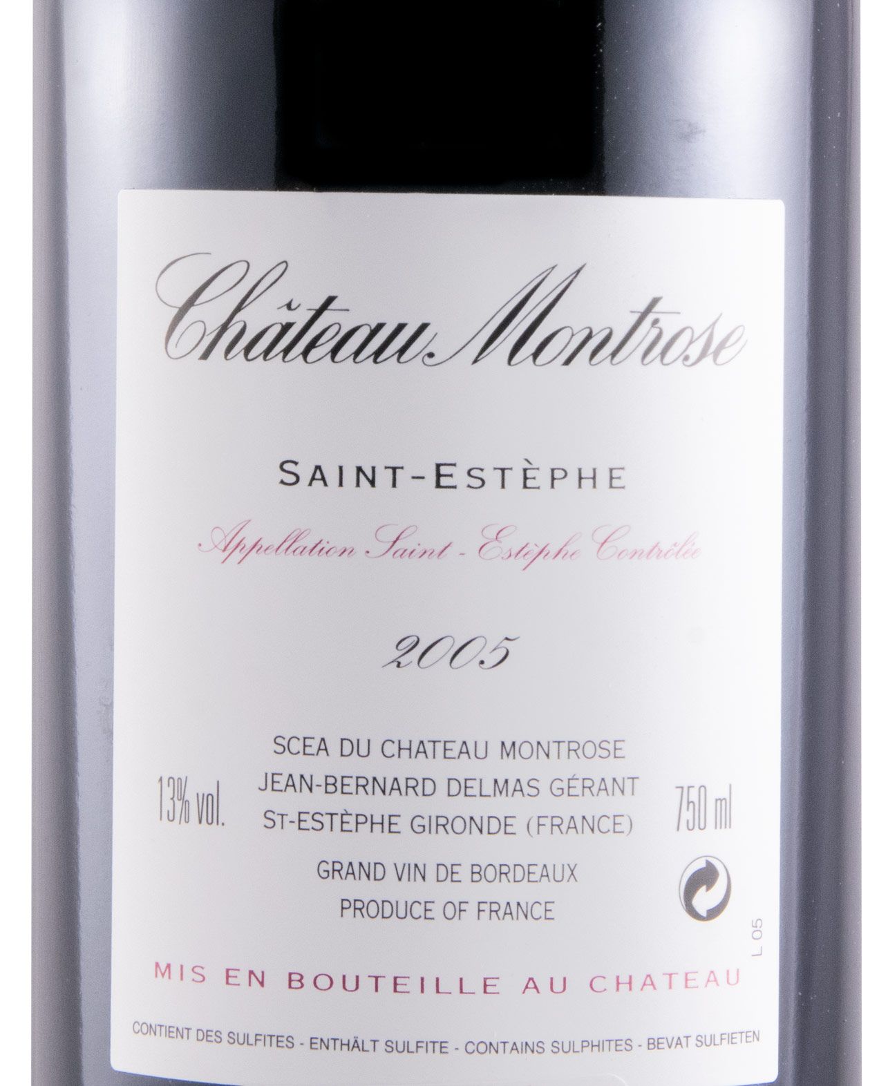 2005 Château Montrose Saint-Estèphe tinto