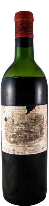 1958 Château Lafite Barons de Rothschild Pauillac tinto (nível baixo)