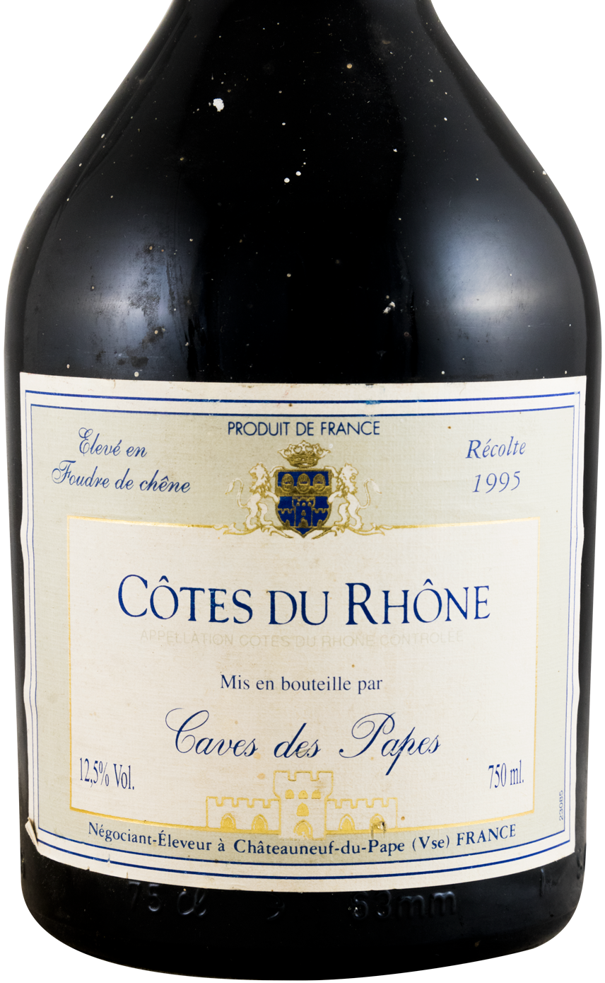 1995 Caves des Papes Côtes-du-Rhône tinto