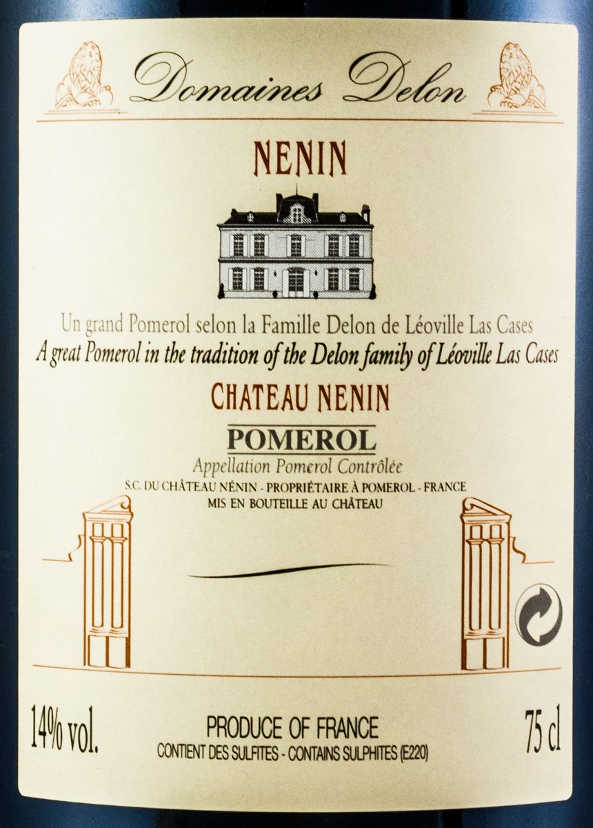 2005 Château Nenin Pomerol red