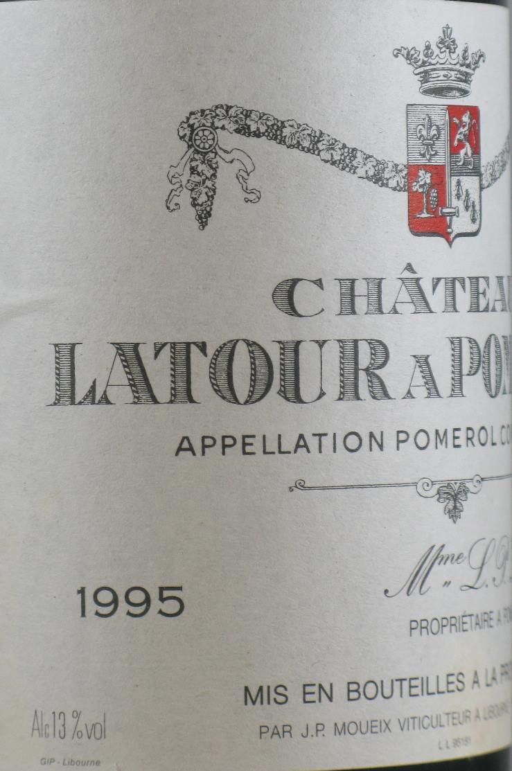 1995 Château Latour à Pomerol red