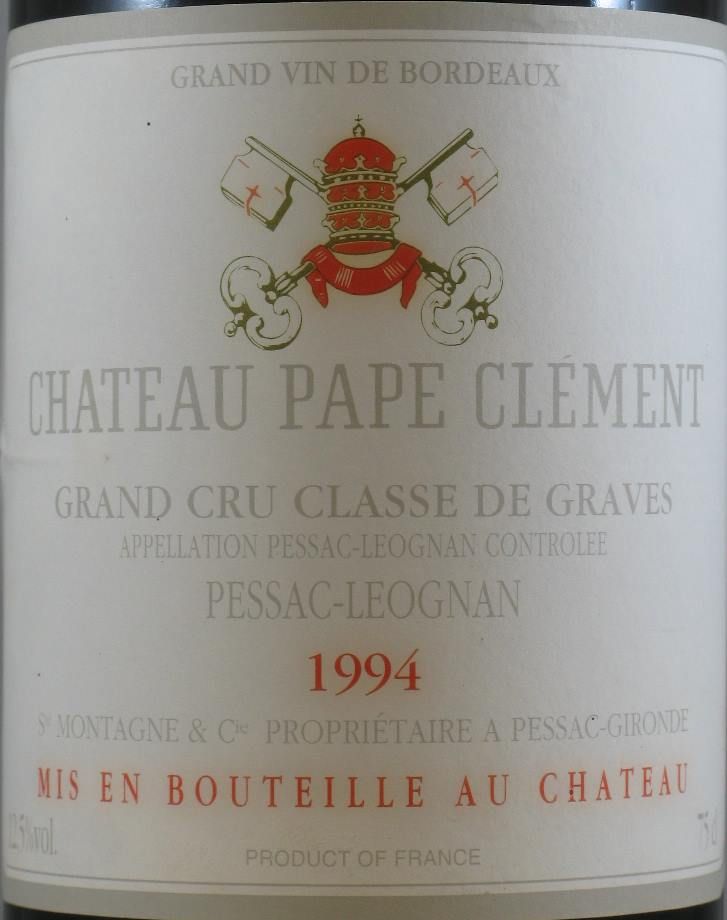 1994 Château Pape Clément Pessac-Léognan tinto