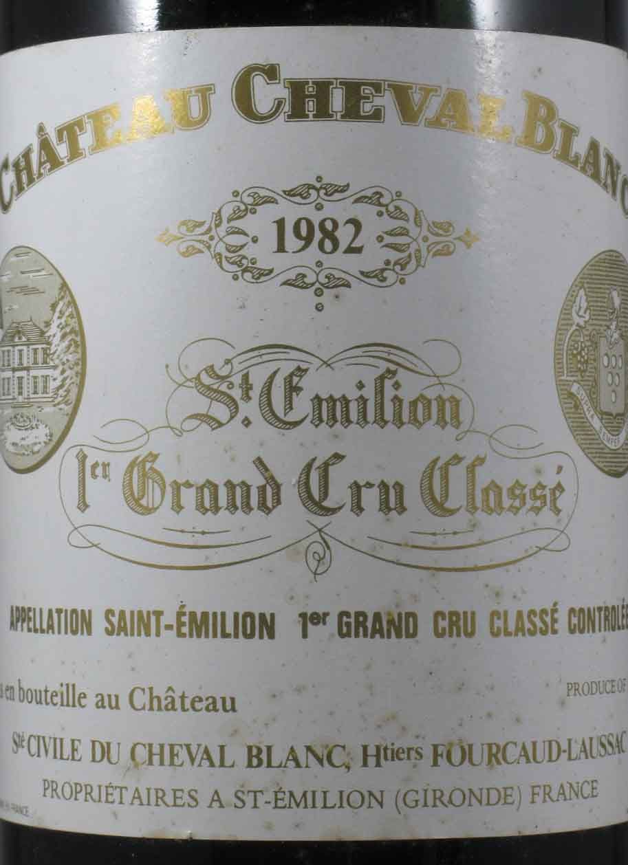 1982 Château Cheval Blanc Saint-Émilion tinto
