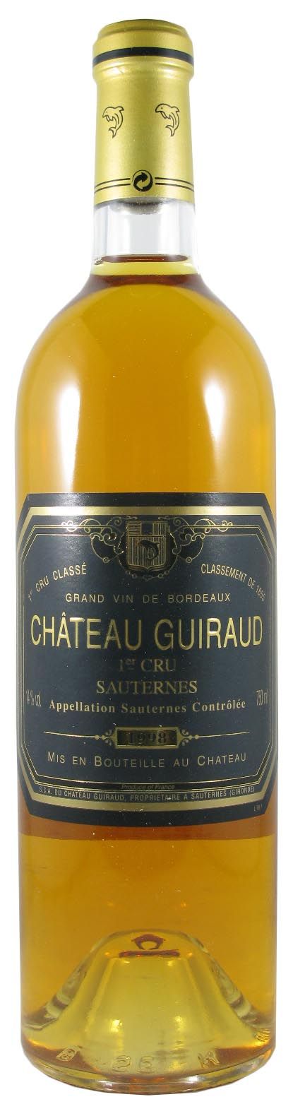 1998 Château Guiraud Sauternes branco