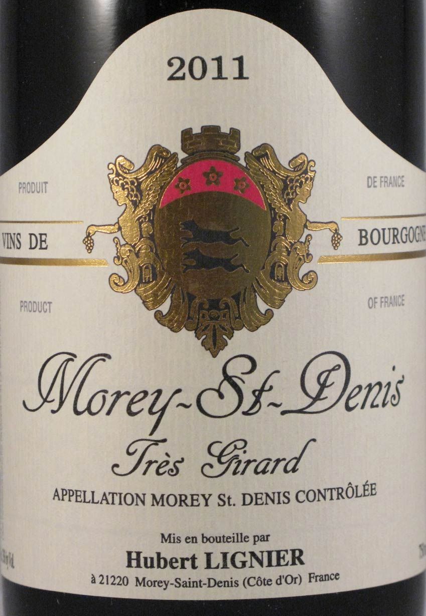 2011 Domaine Hubert Lignier Très Girard Morey-Saint-Denis red