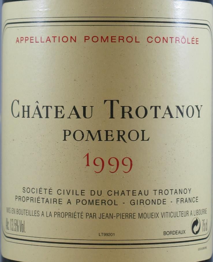 1999 Château Trotanoy Pomerol tinto