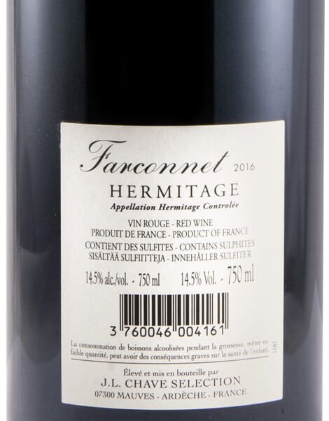 2015 Domaine Jean-Louis Chave Sélection Farconnet Hermitage tinto