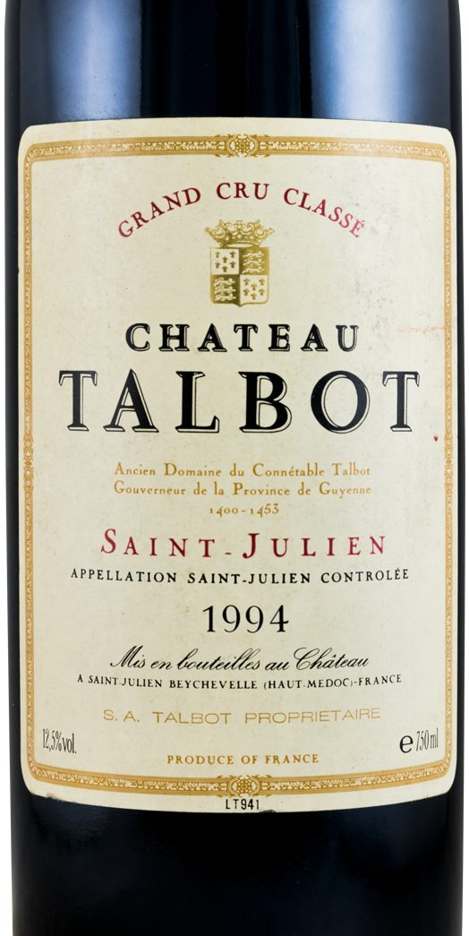 1994 Château Talbot Saint Julien tinto