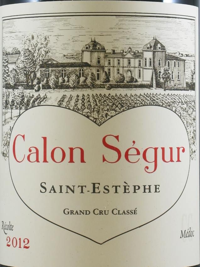 2012 Château Calon-Ségur Saint-Estèphe tinto