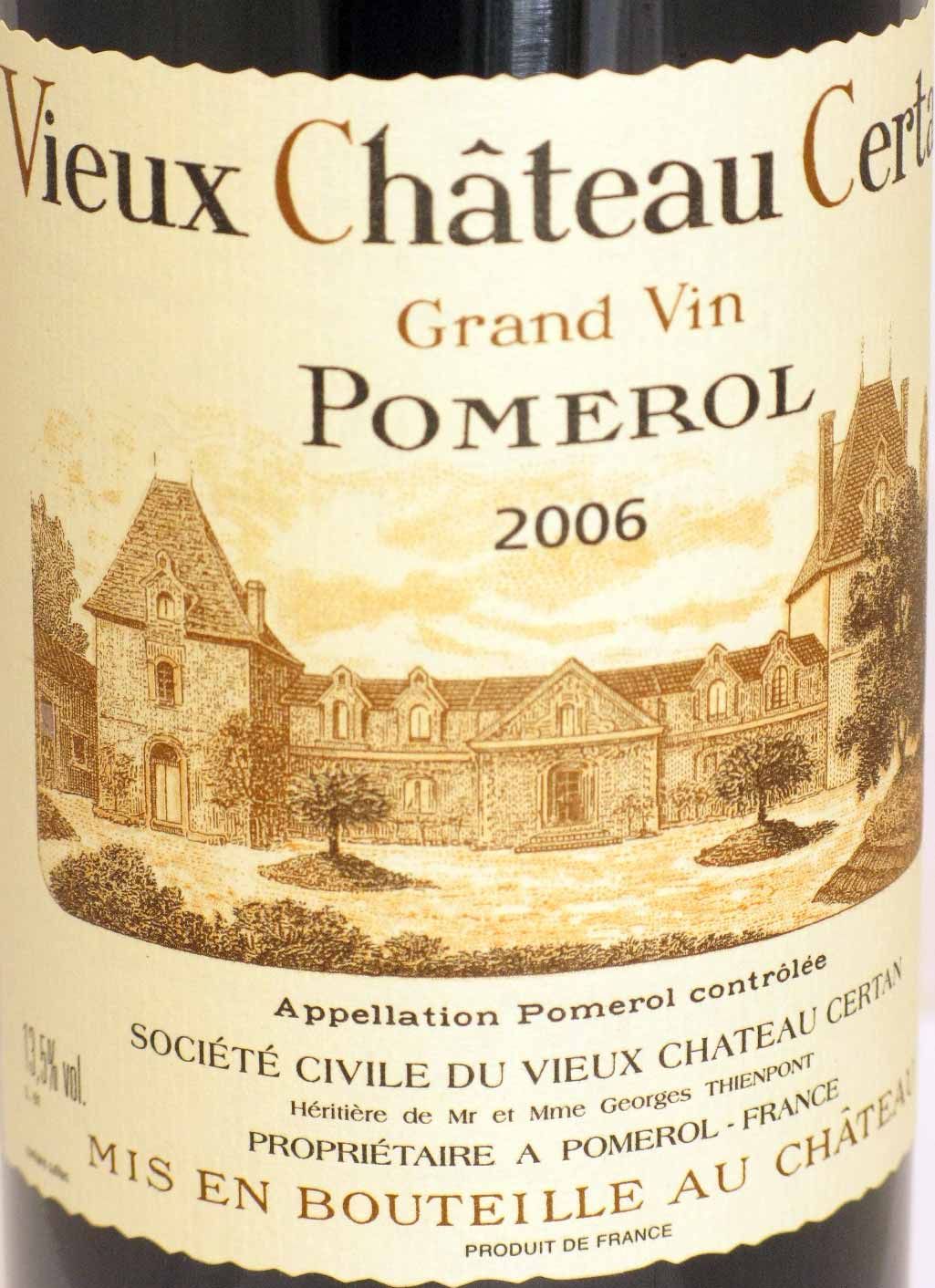 2006 Vieux Château Certan Pomerol tinto