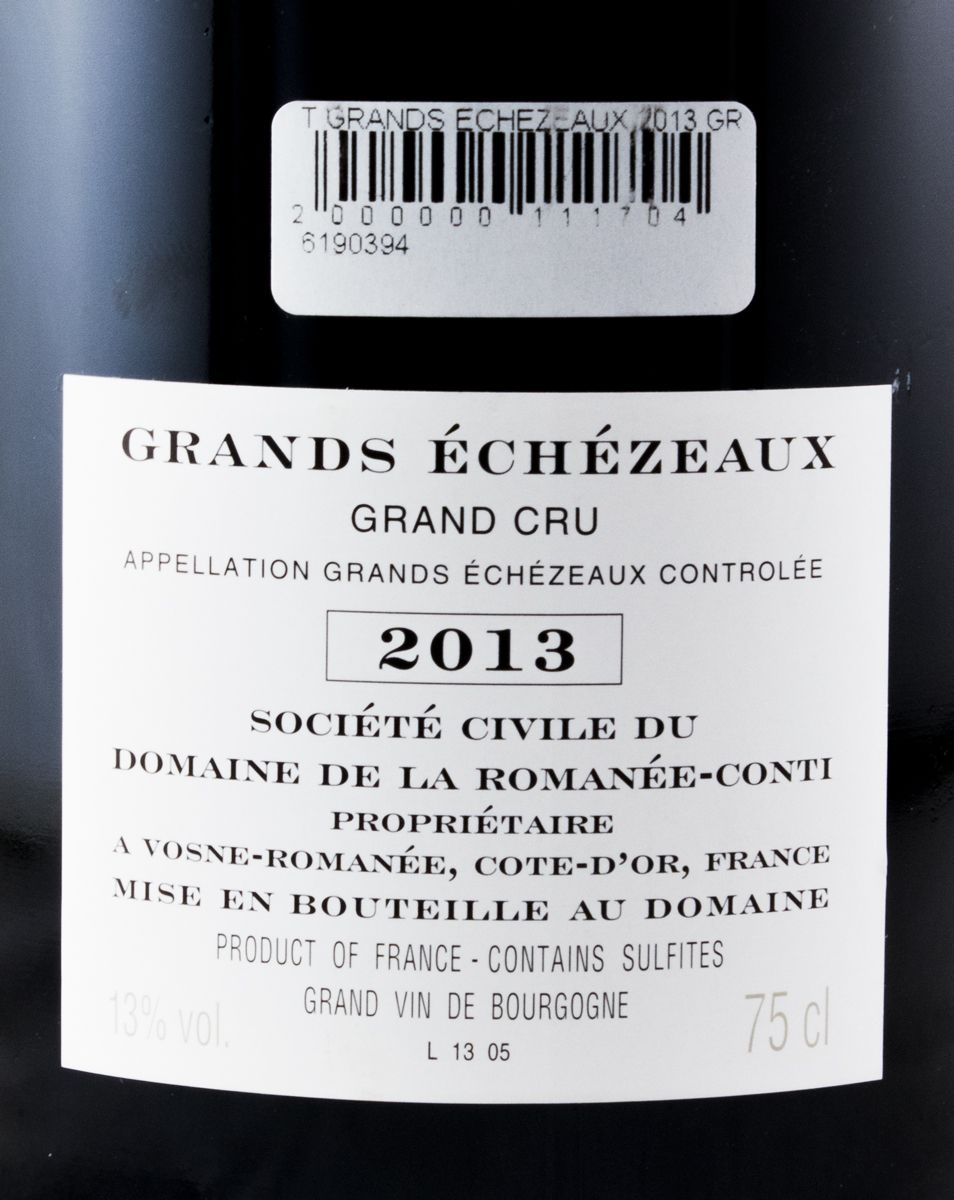 2013 Domaine de la Romanée-Conti Grand Cru Grands Échézeaux tinto