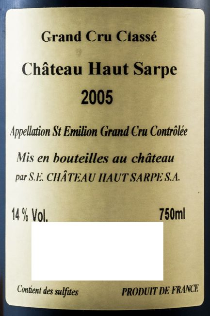 2005 Château Haut Sarpe Joseph Janoueix tinto
