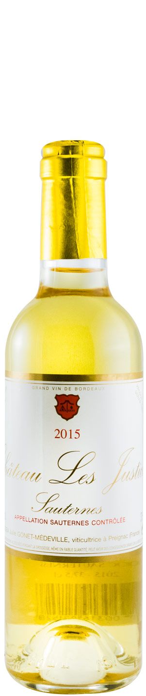 2015 Château Les Justices Sauternes Gonet-Medeville branco 37,5cl