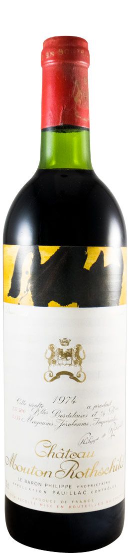 1974 Château Mouton Rothschild Pauillac tinto