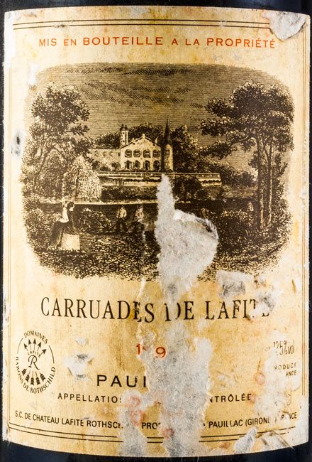 1992 Château Lafite Rothschild Carruades de Lafite Pauillac tinto