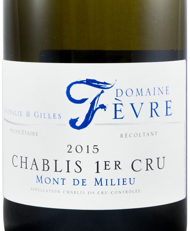 2015 Domaine Nathalie & Gilles Fèvre Mont de Milieu Chablis branco