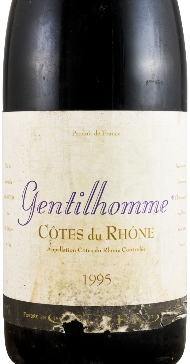 1995 Gentilhomme Côtes du Rhône red